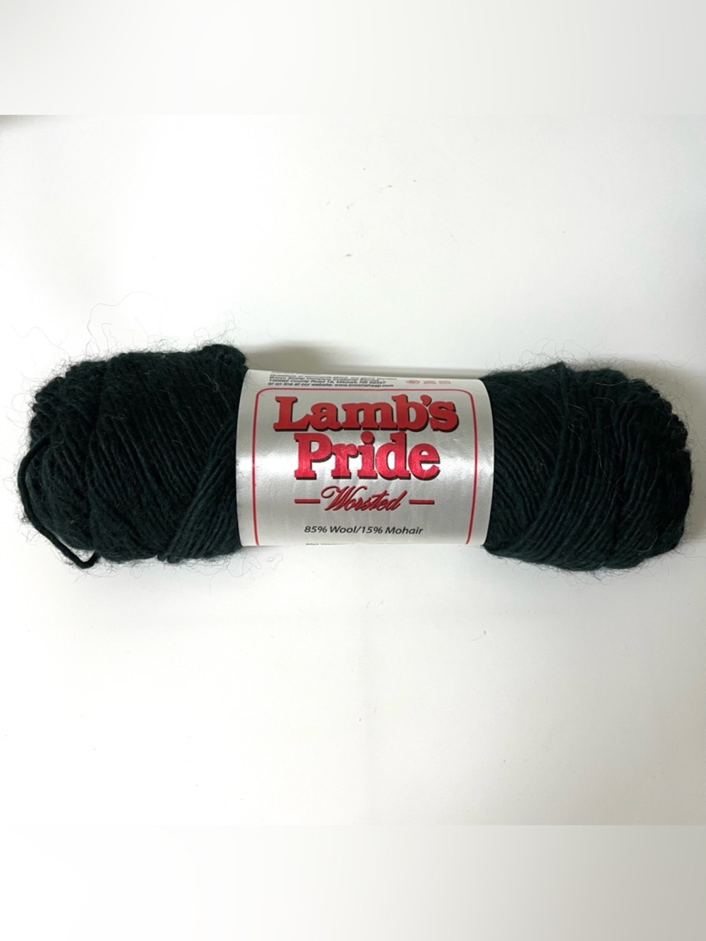 Lamb's Pride Worsted 85% Wool 15% Mohair Midnight Green Knitting Yarn Skein